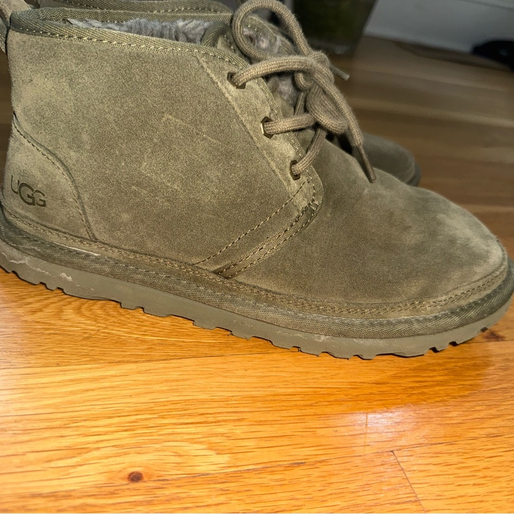 UGG Women Neumel Suede Boots - Olive Green